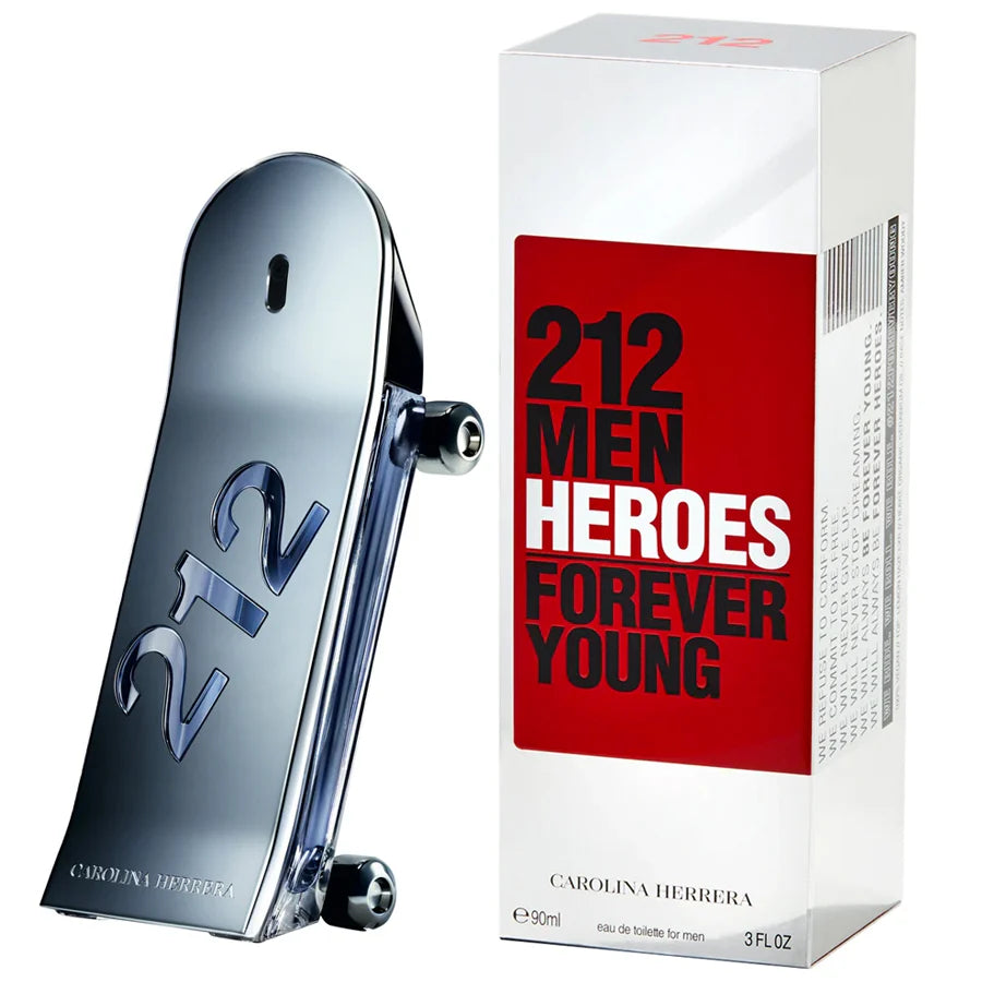 CAROLINA HERRERA 212 Heroes Forever Young 3.0 oz EDT for men