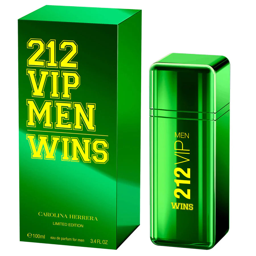 CAROLINA HERRERA 212 VIP Wins Limited Edition 3.4 oz EDP for men