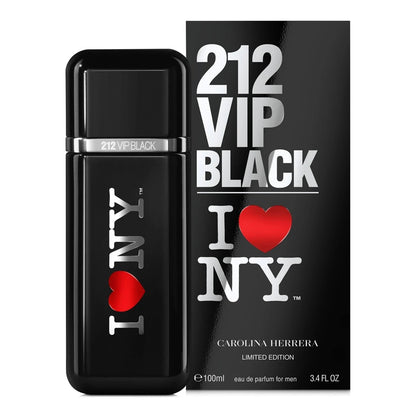 CAROLINA HERRERA 212 VIP Black I love NY 3.4 oz EDP for men