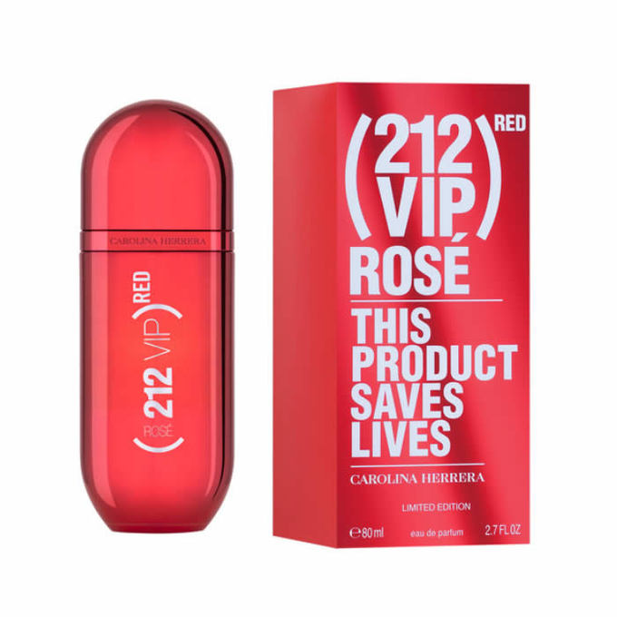 CAROLINA HERRERA 212 VIP Rose Red Edition 2.7 oz for women