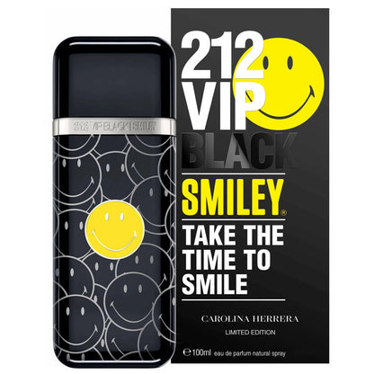 CAROLINA HERRERA 212 VIP Black Smiley 3.4 oz EDP for men