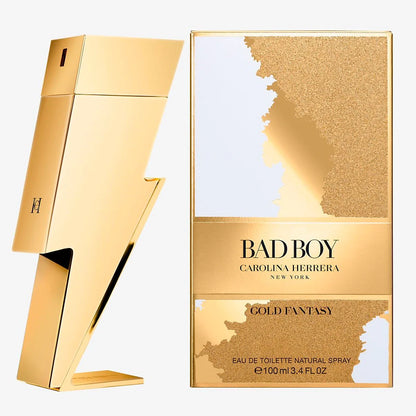 CAROLINA HERRERA Bad Boy Gold Fantasy 3.4 oz EDT for men