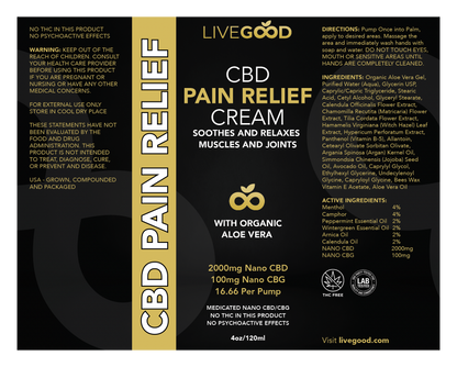 CBD Pain Relief Cream