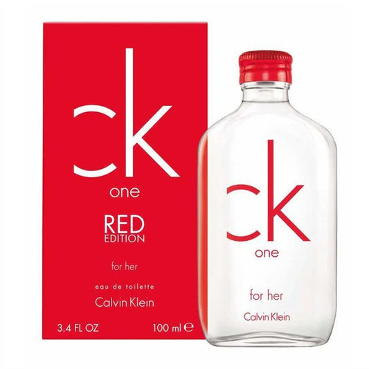 CALVIN KLEIN One Red 3.4 oz EDT for women